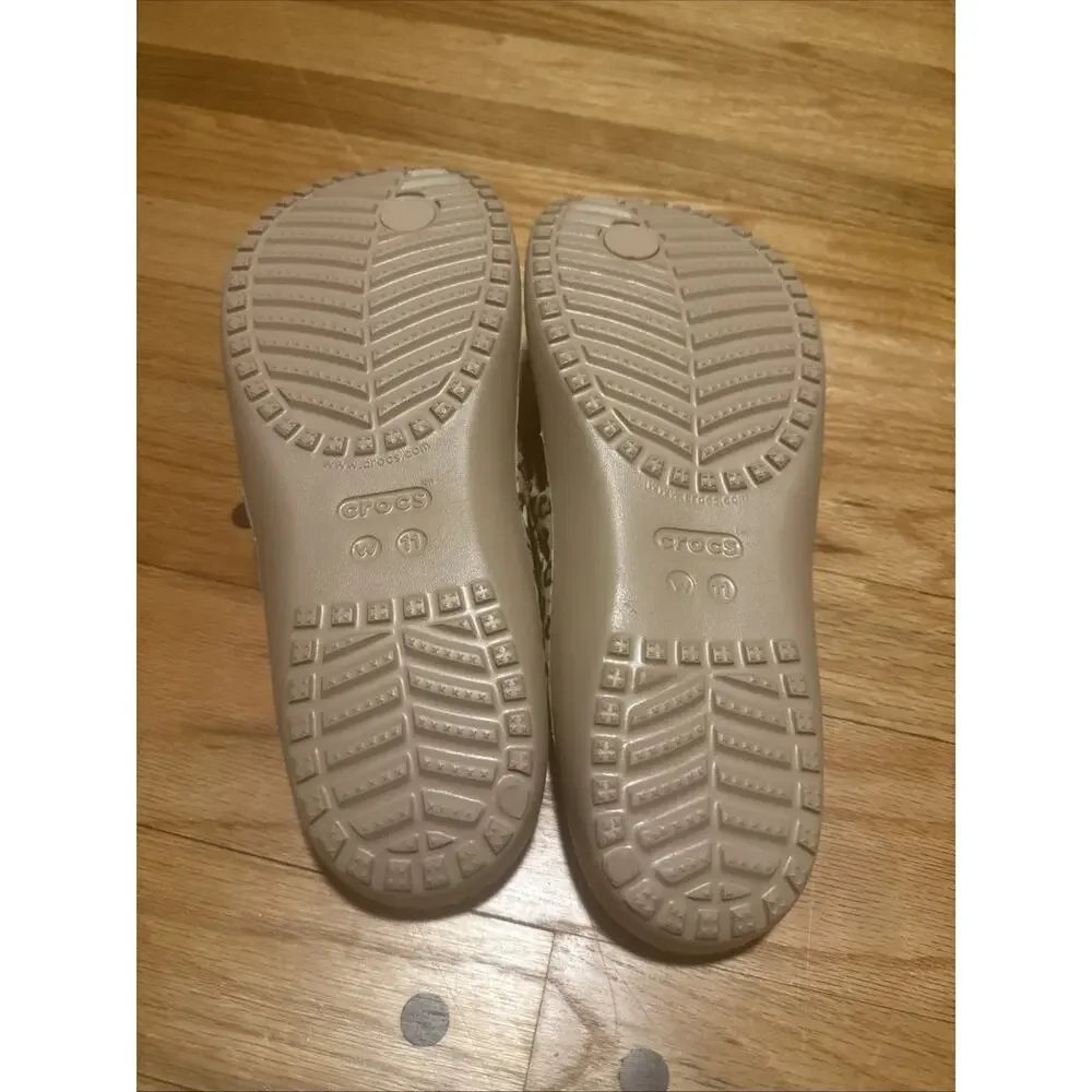Crocs Kadee II Leopard Flip Flop Sandals Women's Size 11 Comfort Casual